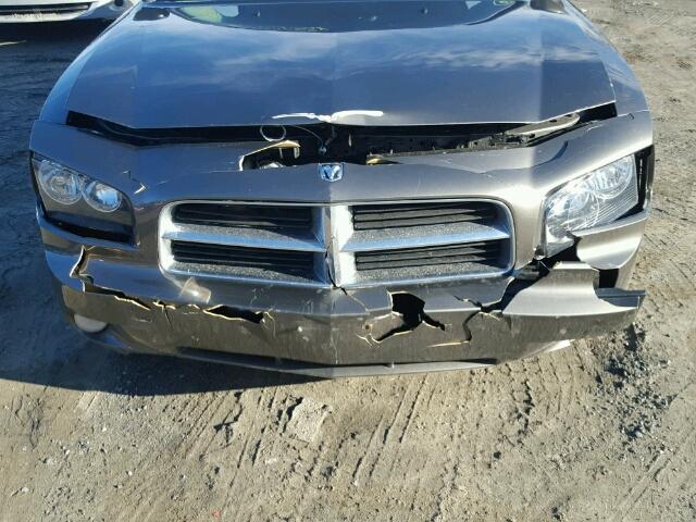 2B3CA3CV6AH126784 - 2010 DODGE CHARGER SX GRAY photo 9