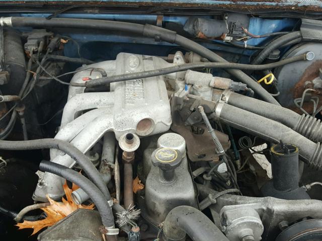 1FTDF15Y3JNB03776 - 1988 FORD F150 BLUE photo 7