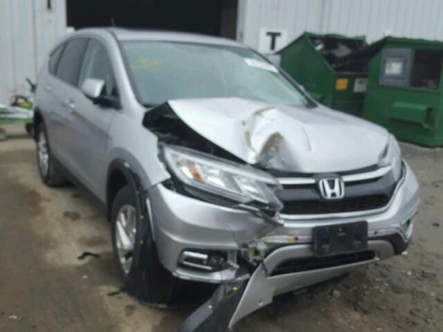 2HKRM4H56FH700751 - 2015 HONDA CR-V EX SILVER photo 1