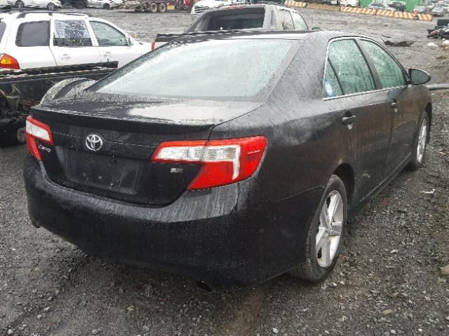 4T1BF1FK7EU383937 - 2014 TOYOTA CAMRY L BLACK photo 4