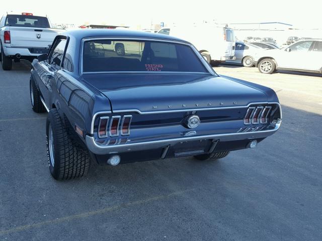 8R01C113797 - 1968 FORD MUSTANG CHARCOAL photo 3