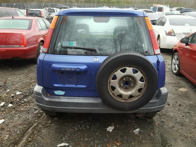 JHLRD2843YC017709 - 2000 HONDA CR-V LX BLUE photo 9