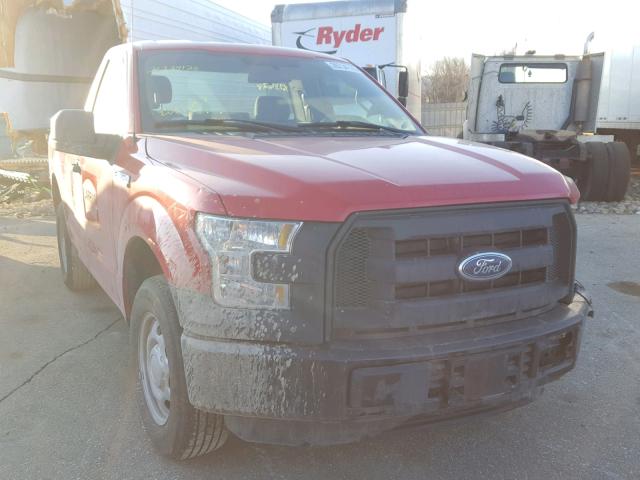 1FTMF1C80GKF73311 - 2016 FORD F150 RED photo 1