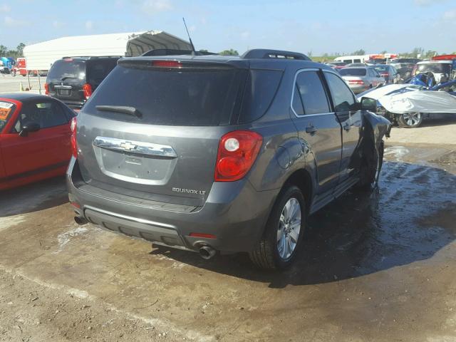 2CNFLDE52B6414867 - 2011 CHEVROLET EQUINOX LT GRAY photo 4