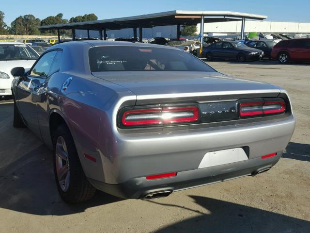 2C3CDZAG4HH639723 - 2017 DODGE CHALLENGER GRAY photo 3