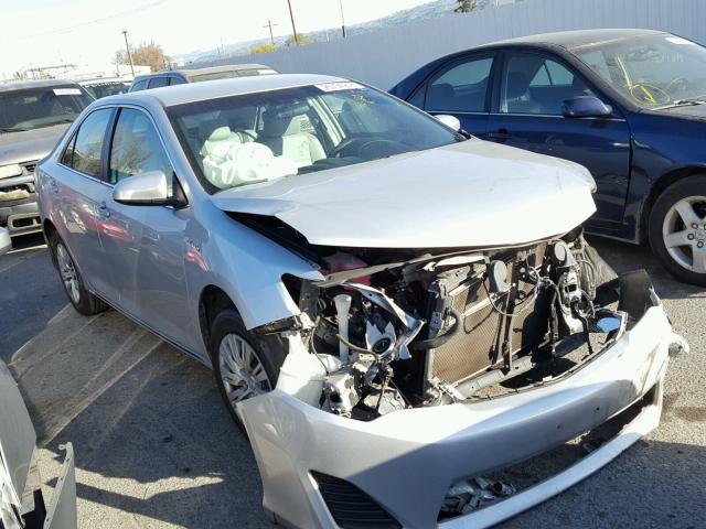 4T1BD1FK9EU119947 - 2014 TOYOTA CAMRY HYBR SILVER photo 1