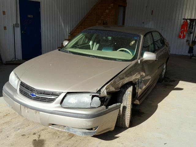 2G1WH52K639141074 - 2003 CHEVROLET IMPALA LS BEIGE photo 2