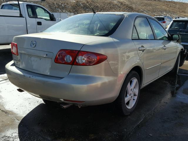 1YVFP80C745N32623 - 2004 MAZDA 6 I BEIGE photo 4