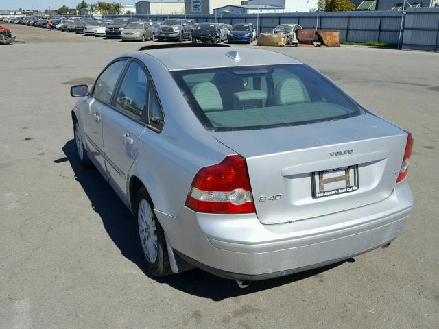 YV1MS682X62161774 - 2006 VOLVO S40 T5 SILVER photo 3