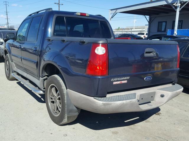 1FMZU67E12UD28101 - 2002 FORD EXPLORER S BLUE photo 3