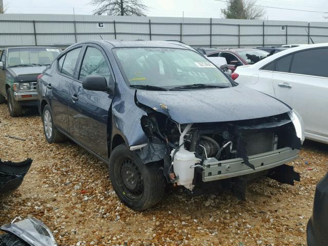 3N1CN7AP1FL886783 - 2015 NISSAN VERSA S BLUE photo 1