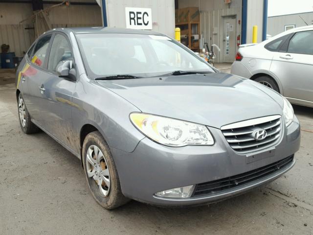 KMHDU4AD0AU949133 - 2010 HYUNDAI ELANTRA BL GRAY photo 1