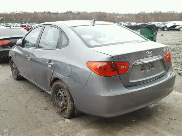 KMHDU4AD0AU949133 - 2010 HYUNDAI ELANTRA BL GRAY photo 3