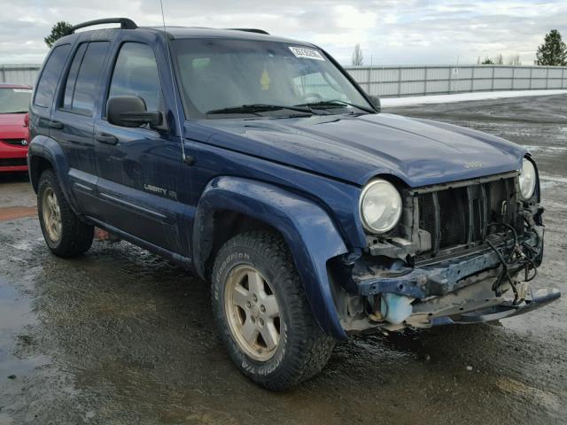 1J4GL58K83W546632 - 2003 JEEP LIBERTY LI BLUE photo 1