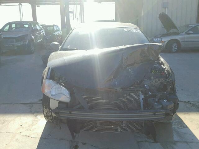 1B3EL46X95N587013 - 2005 DODGE STRATUS SX BLACK photo 9