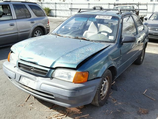 JT2AC52L9T0145843 - 1996 TOYOTA TERCEL STD GREEN photo 2