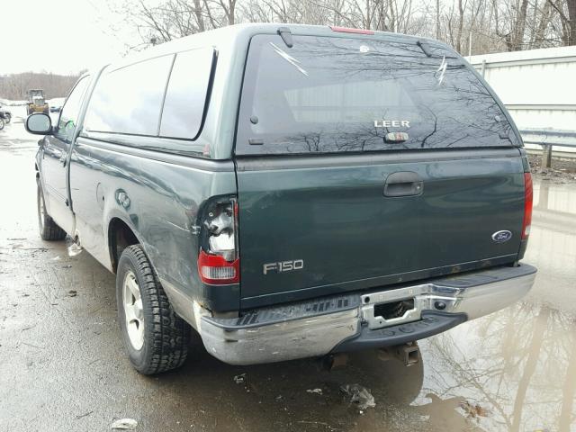 1FTRF17W43NA23195 - 2003 FORD F150 GREEN photo 3