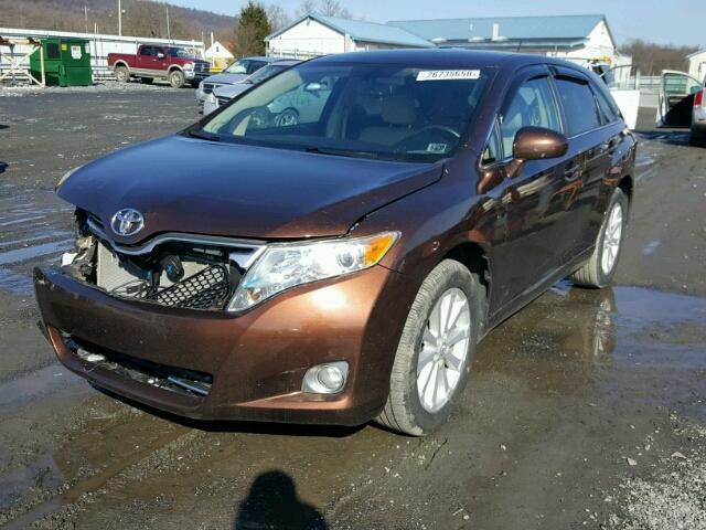 4T3BA3BB5CU032139 - 2012 TOYOTA VENZA LE BROWN photo 2