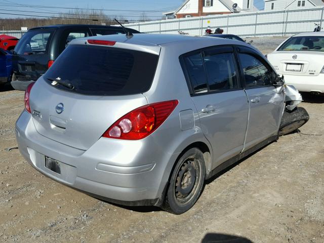 3N1BC13E29L463421 - 2009 NISSAN VERSA S SILVER photo 4