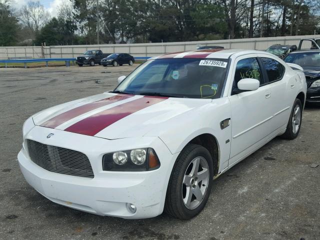 2B3CA3CV5AH305527 - 2010 DODGE CHARGER SX WHITE photo 2