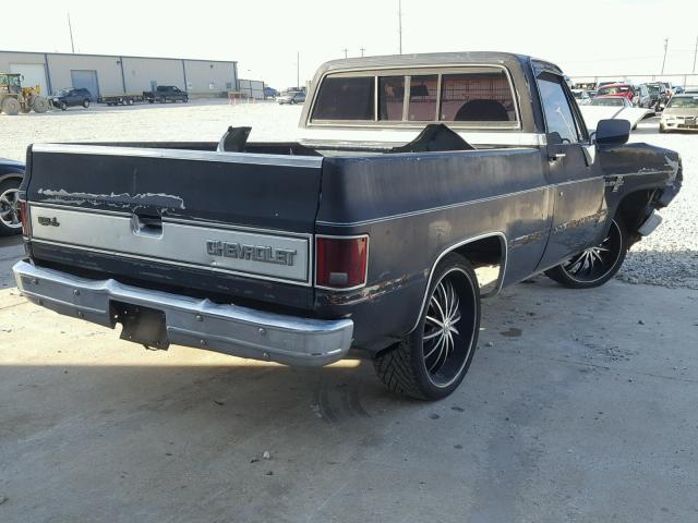 1GCCC14H5FJ111768 - 1985 CHEVROLET C10 BLACK photo 4