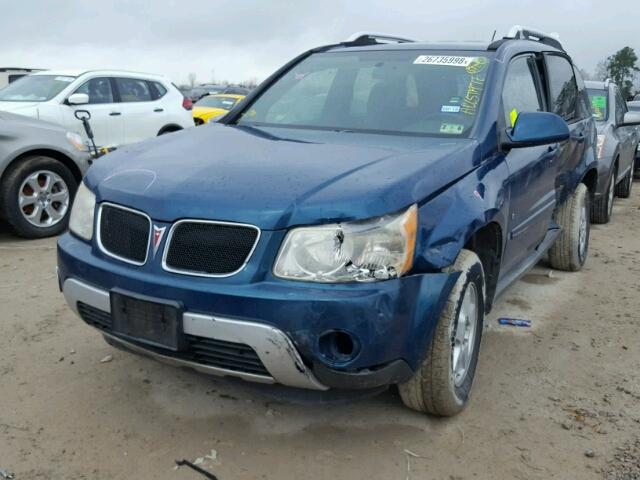 2CKDL63F676026575 - 2007 PONTIAC TORRENT BLUE photo 2