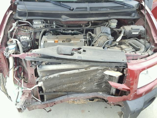 5J6YH28776L016836 - 2006 HONDA ELEMENT EX MAROON photo 7