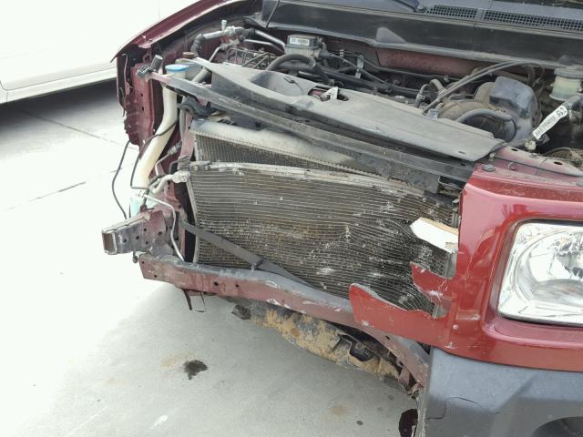 5J6YH28776L016836 - 2006 HONDA ELEMENT EX MAROON photo 9