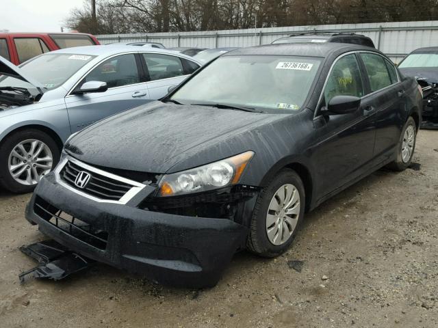 1HGCP2F37AA111535 - 2010 HONDA ACCORD LX BLACK photo 2