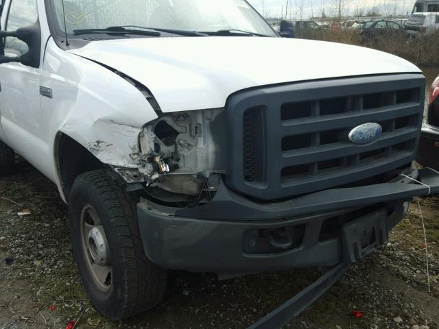 1FTNF215X7EA20148 - 2007 FORD F250 SUPER WHITE photo 9