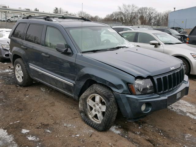 1J4HR48N25C699888 - 2005 JEEP GRAND CHER BLUE photo 1