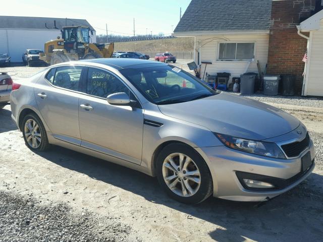 5XXGN4A77DG094885 - 2013 KIA OPTIMA EX SILVER photo 1