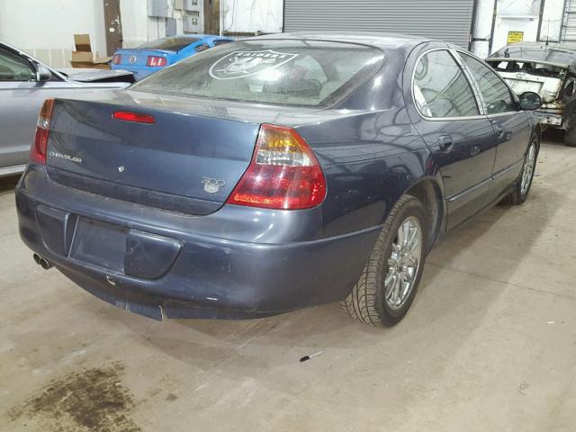 2C3AE66G91H720153 - 2001 CHRYSLER 300M BLUE photo 4