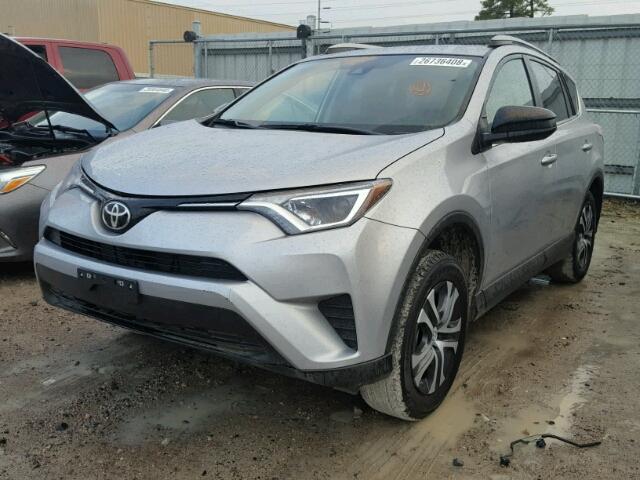 2T3ZFREV8HW380646 - 2017 TOYOTA RAV4 LE SILVER photo 2