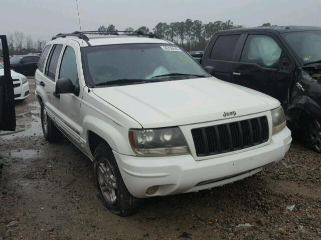 1J4GX48S64C169106 - 2004 JEEP GRAND CHER WHITE photo 1