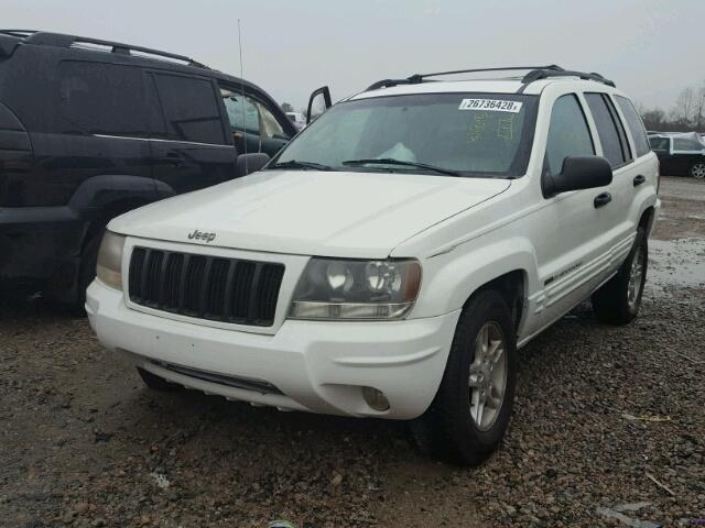 1J4GX48S64C169106 - 2004 JEEP GRAND CHER WHITE photo 2