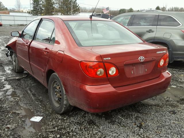 2T1BR30E28C920824 - 2008 TOYOTA COROLLA CE MAROON photo 3