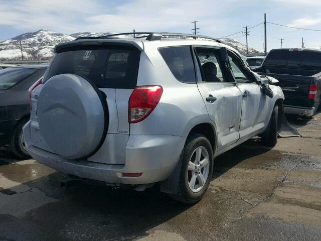 JTMBK33V576023146 - 2007 TOYOTA RAV4 SILVER photo 4