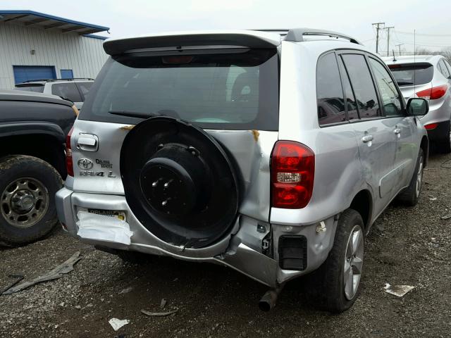 JTEGD20V850094769 - 2005 TOYOTA RAV4 SILVER photo 4