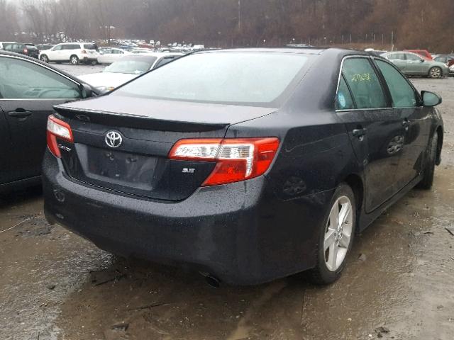 4T1BF1FK5EU750740 - 2014 TOYOTA CAMRY L BLACK photo 4