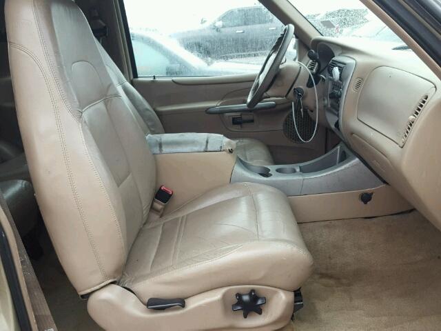 1FMCU60EX2UD51005 - 2002 FORD EXPLORER S GOLD photo 5