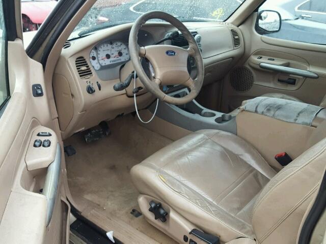 1FMCU60EX2UD51005 - 2002 FORD EXPLORER S GOLD photo 9