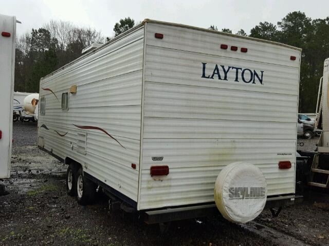 1SE200L2X7C000319 - 2007 LAYT TRAVEL TRL WHITE photo 3