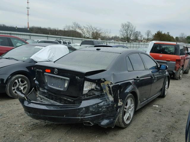 19UUA66238A020339 - 2008 ACURA TL BLACK photo 4