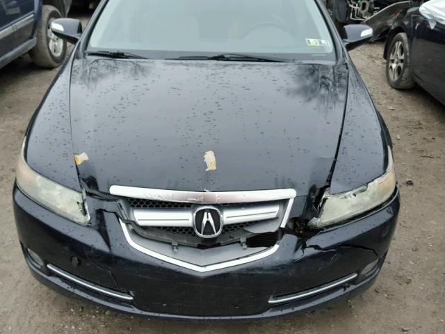 19UUA66238A020339 - 2008 ACURA TL BLACK photo 7