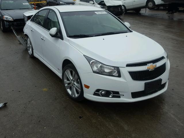 1G1PH5S96B7292949 - 2011 CHEVROLET CRUZE LTZ WHITE photo 1