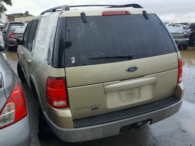 1FMZU63E42ZA69242 - 2002 FORD EXPLORER X TAN photo 3