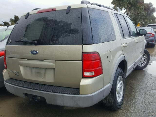 1FMZU63E42ZA69242 - 2002 FORD EXPLORER X TAN photo 4