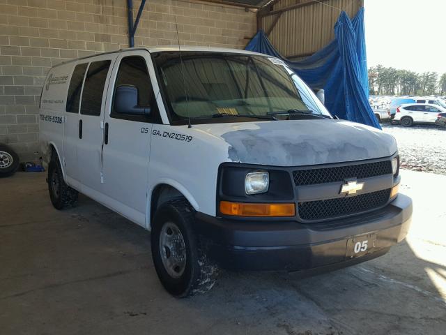 1GCGG25U771122361 - 2007 CHEVROLET EXPRESS G2 WHITE photo 1