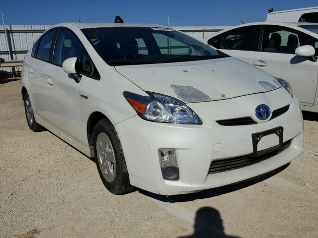 JTDKN3DU2A1132598 - 2010 TOYOTA PRIUS WHITE photo 1